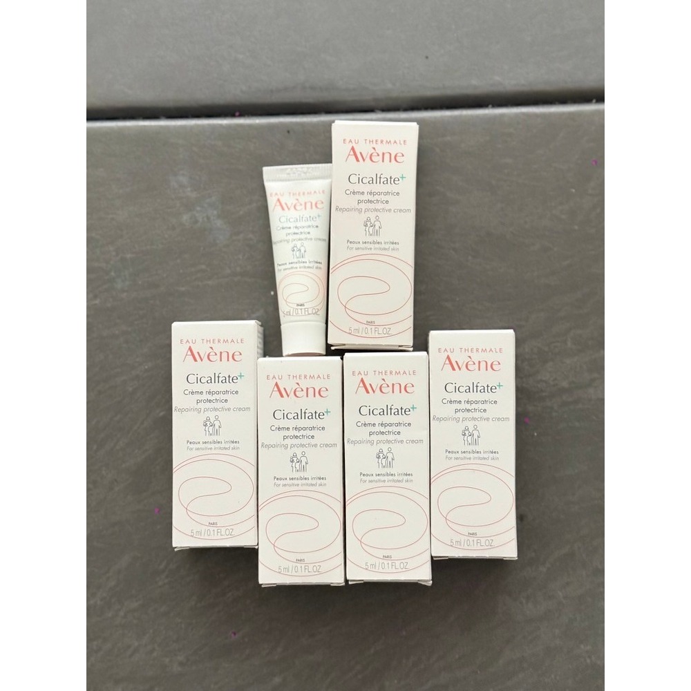 Lot of 6 Avene Cicalfate+ Restorative Protective Cream Travel Size 5ml 0.1oz
